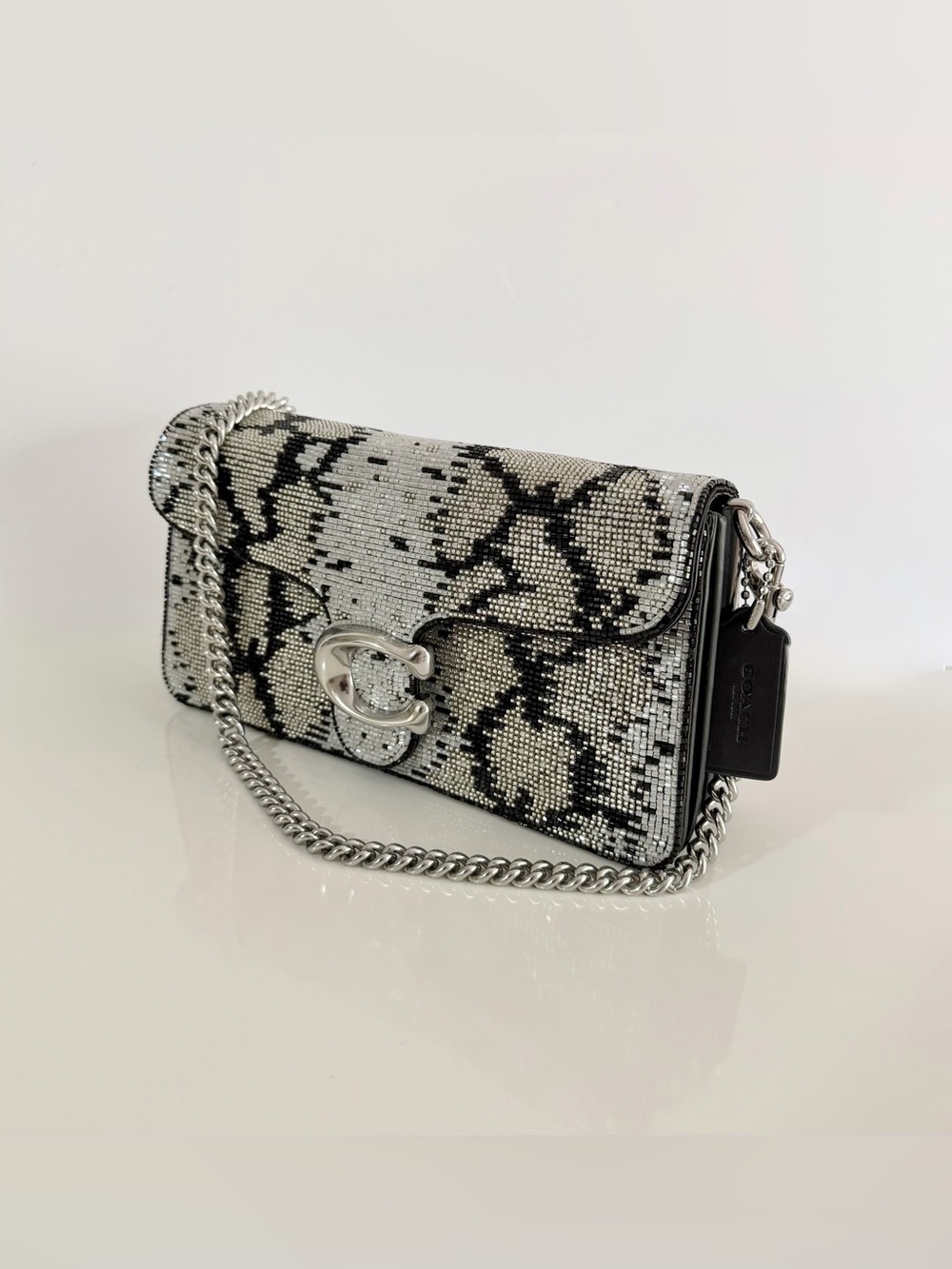 Coach - Tabby Shoulder Bag 26
With Beaded Snake Print